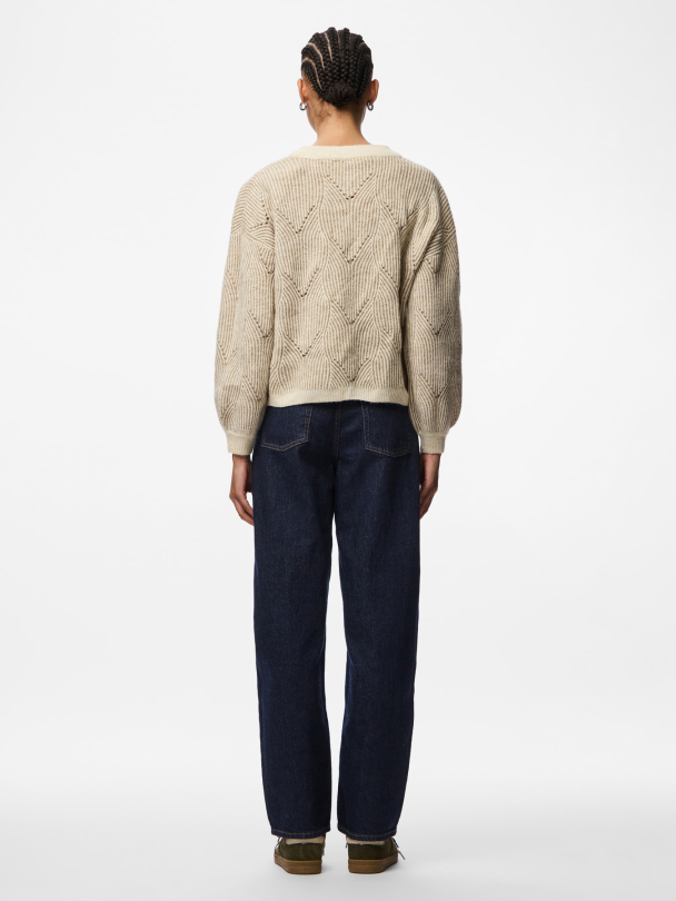 PCJENNA LS O-NECK KNIT NOOS BC - Image 5