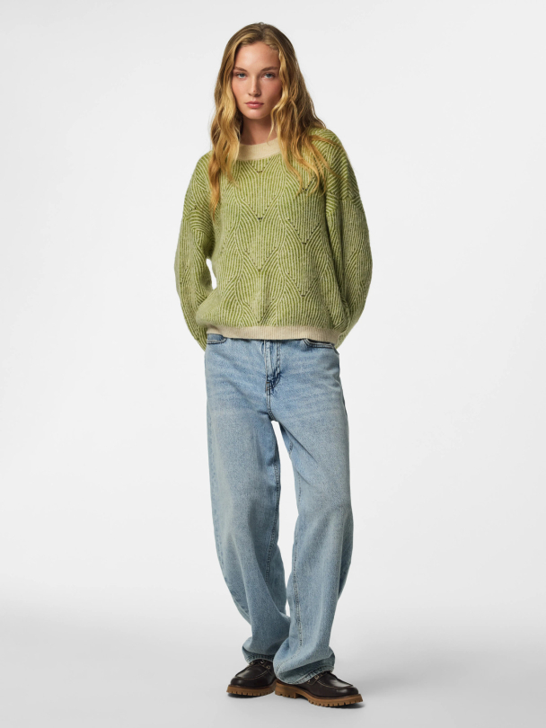 PCJENNA LS O-NECK KNIT NOOS BC - Image 6