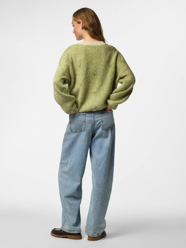 PCJENNA LS O-NECK KNIT NOOS BC - Image 7