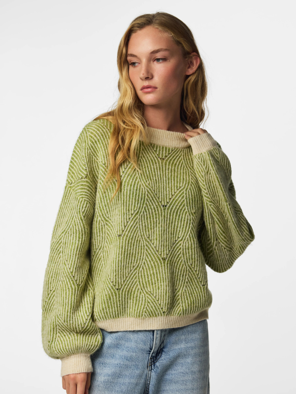 PCJENNA LS O-NECK KNIT NOOS BC - Image 4
