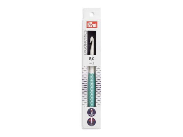 Heklenål 8,0 Prym Ergonomics 18cm