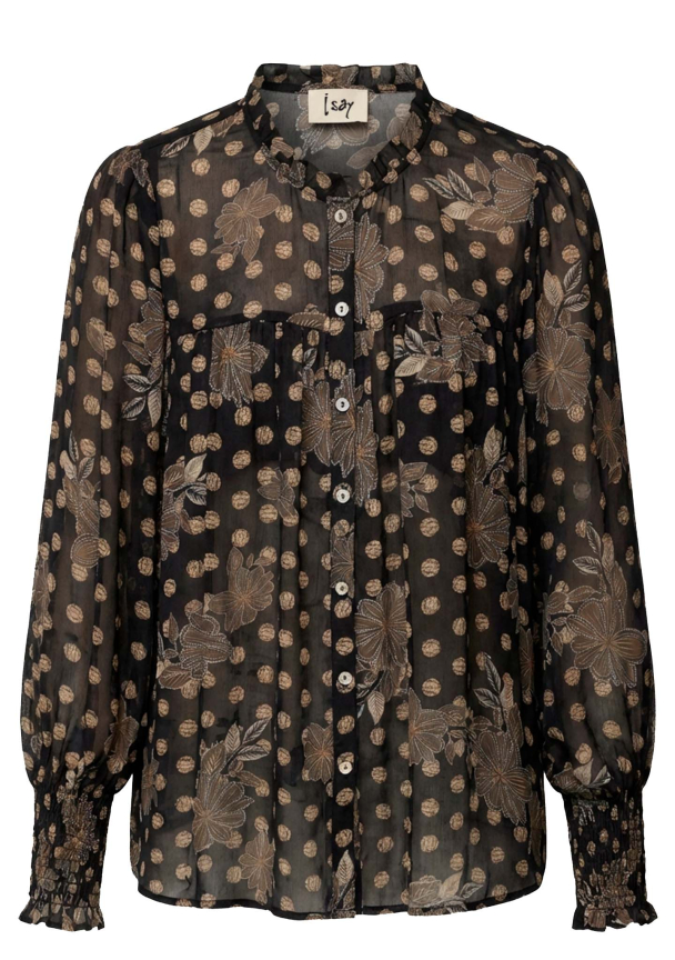  Otella Smock Shirt - FARGE: BLÅ BUNN, IKKE BRUN SOM PÅ BILDE.  - Image 1