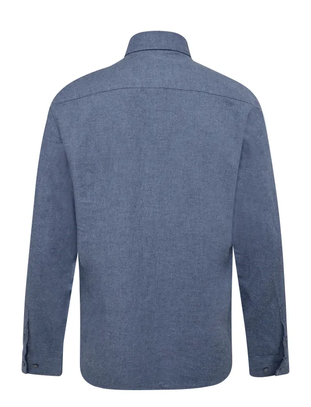 BS Akihito Casual Modern Fit-skjorte, blå - Image 2