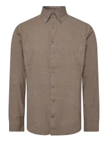 BS Akihito Casual Modern Fit-skjorte brun.webp