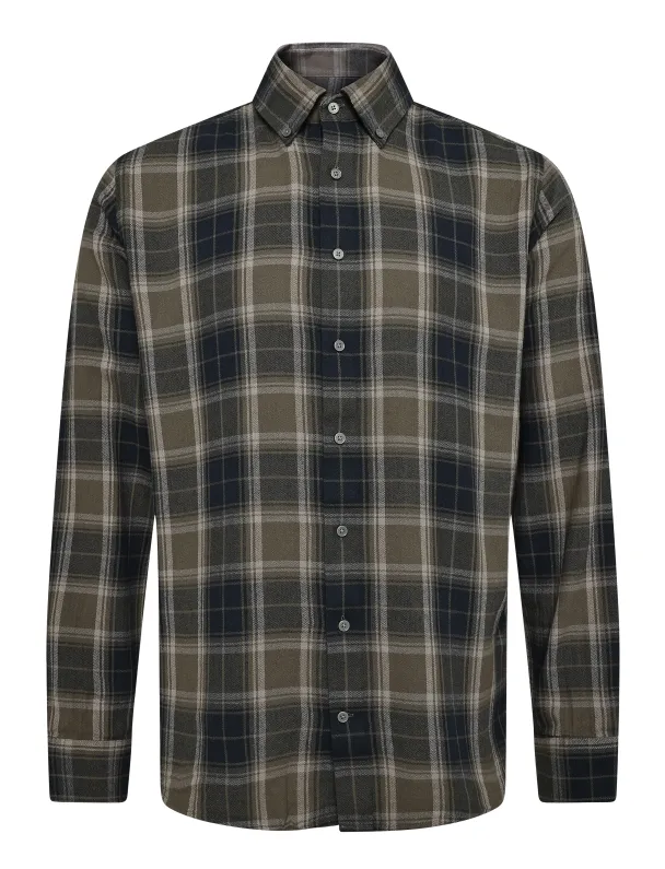 BS Bolkiah Casual Modern Fit Shirt, rutet - Image 1