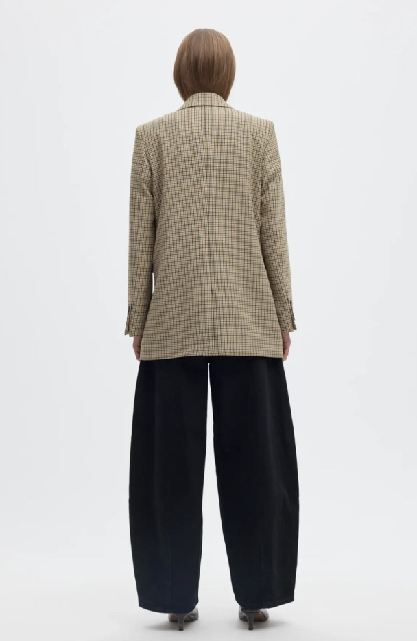 Rita Relaxed Blazer - Monks Robe/Checks - Image 3