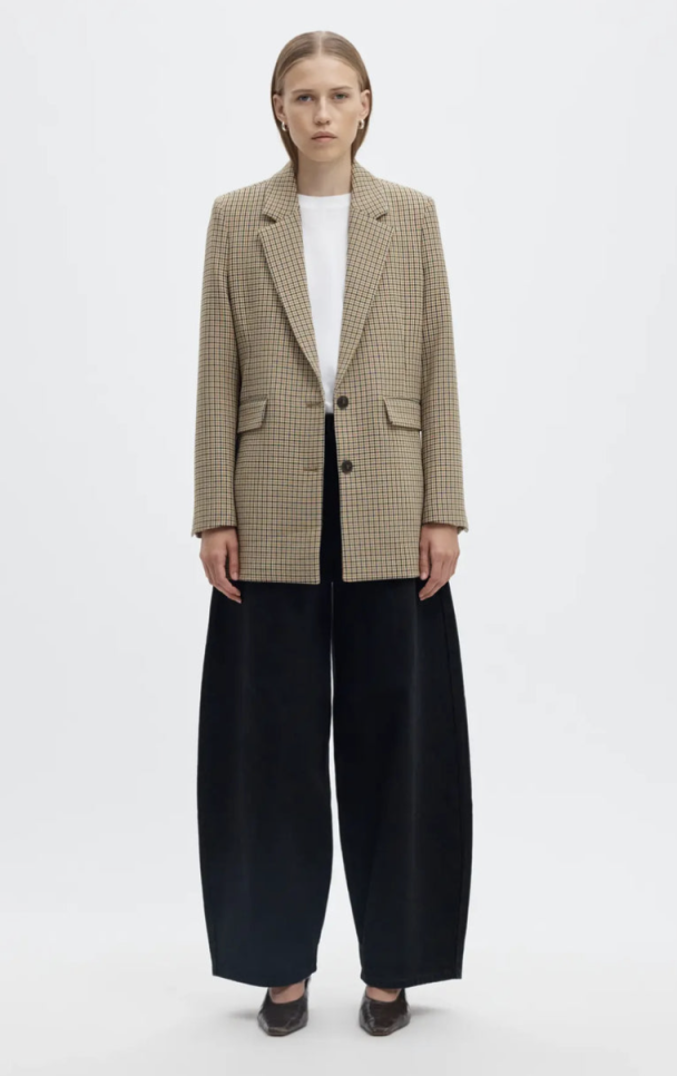 Rita Relaxed Blazer - Monks Robe/Checks - Image 2