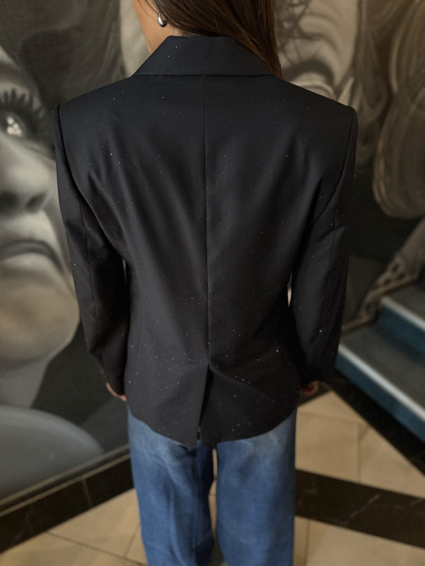 Vavy Tailleur Strass - Encre - Image 3