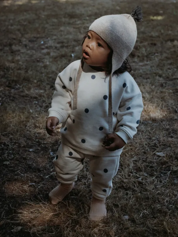 Fog Blue Dots Sweatpants - Image 6
