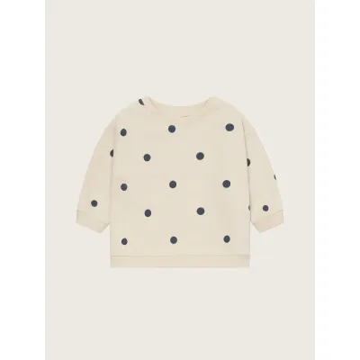 Fog Blue Dots Sweatshirt