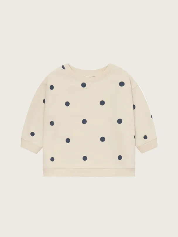 Fog Blue Dots Sweatshirt - Image 1