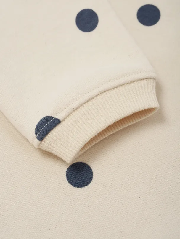 Fog Blue Dots Sweatshirt - Image 2