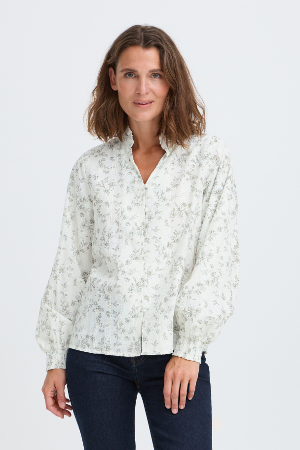 PZdeborah Bluse m/blomster - Image 1