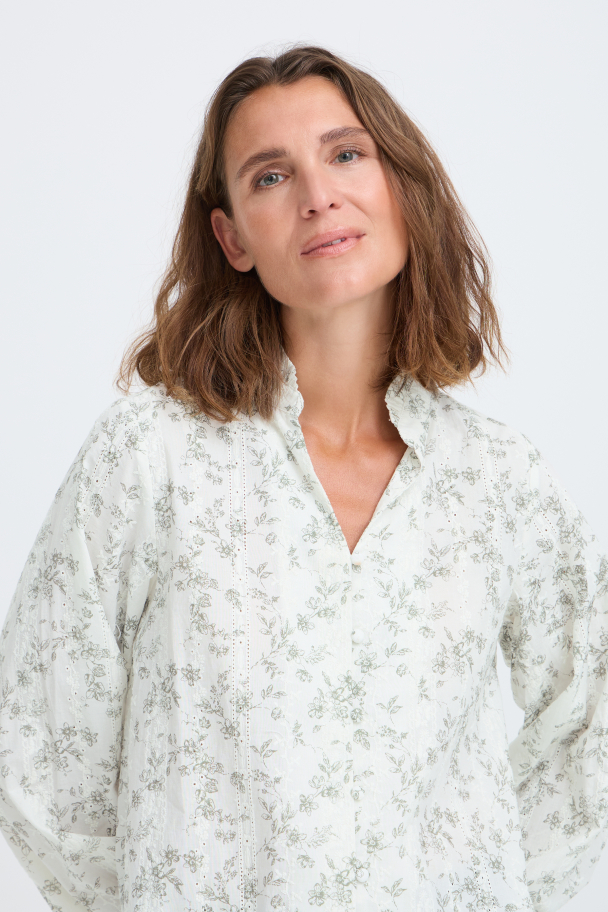 PZdeborah Bluse m/blomster - Image 3