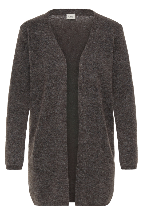 FRsanny Lang Cardigan Brun - Image 1