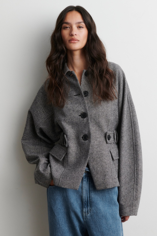 Lydney Jacket – Grey Melange - Image 1