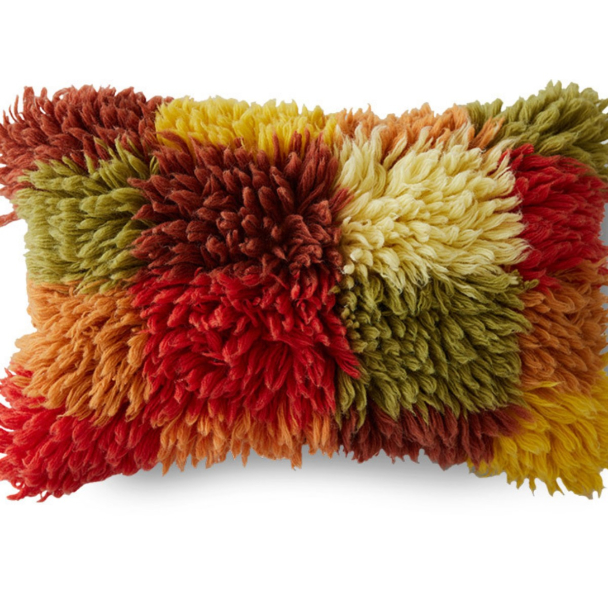 Fluffy Rag cushion 60 × 40 cm – HKliving