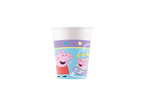 Pappkopp Peppa Pig Made With Love  8stk