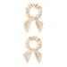 Scrunchie h&aring;rstrikk, Turtledove - Lil' Atelier