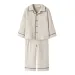 Sage Pyjamas Set, Turtledove / Mulled Basil - Lil' Atelier