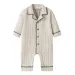 Sage Loose Night Suit, Turtledove / Mulled Basil - Lil' Atelier
