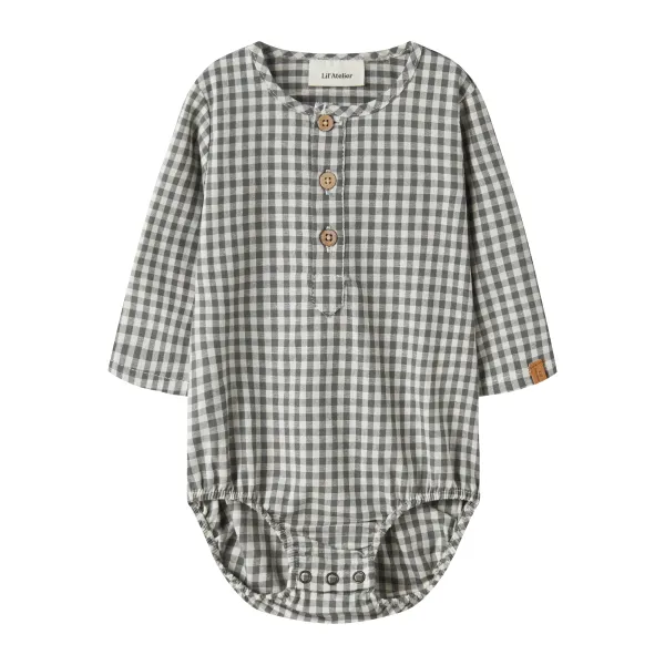 Roanne Body Shirt, Mulled Basil - Lil' Atelier