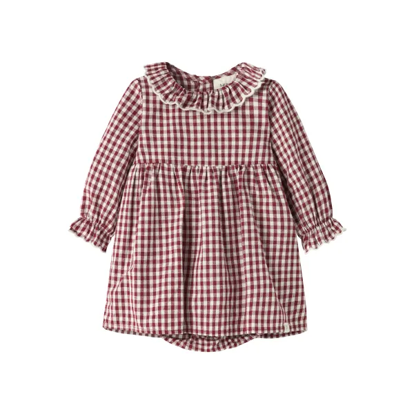 Roanne Body Dress, Biking Red - Lil' Atelier