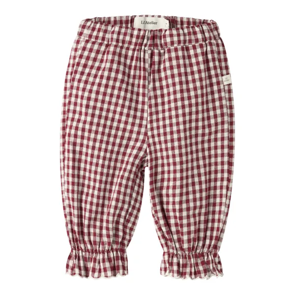 Roanne Loose Pant, Biking Red - Lil' Atelier