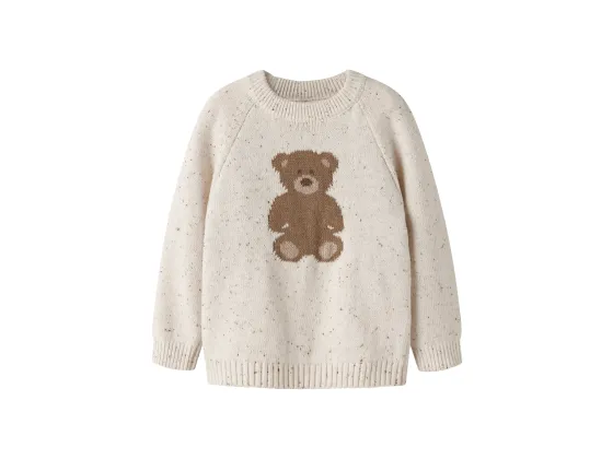 Galto Knit Sweater, Teddy - Lil' Atelier
