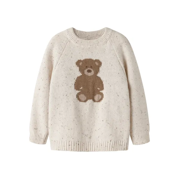 Galto Knit Sweater, Teddy - Lil' Atelier