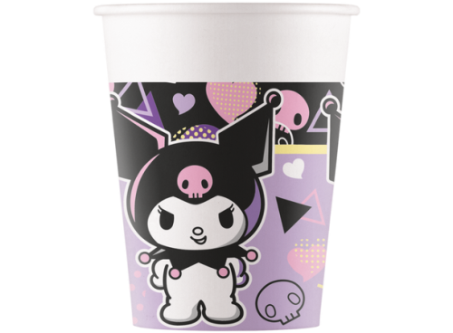 Pappkopp Kuromi Pop Art 8 stk