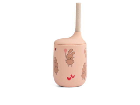 Ellis Printed Sippy Cup 230ml, Wild child / Rosey - Liewood