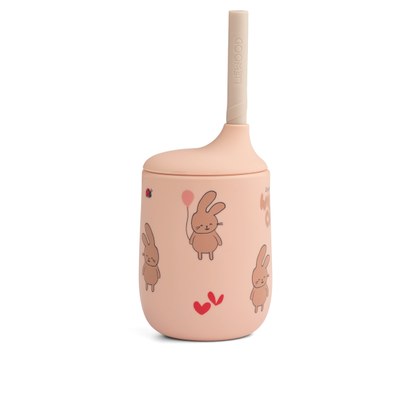 Ellis Printed Sippy Cup 230ml, Wild child / Rosey - Liewood
