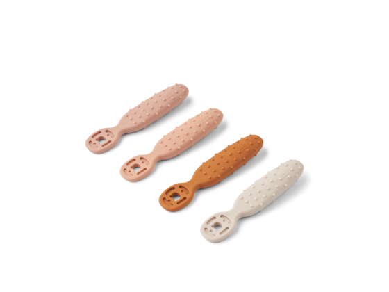 Caelia Baby Learning Spoon 4-Pack, Pale tuscany multi mix - Liewood