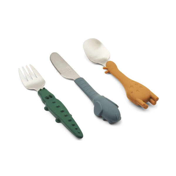 Tove All Together Cutlery Set, Golden caramel mix - Liewood