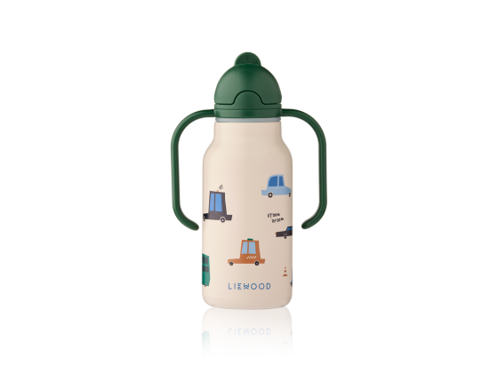 Kimmie Water Bottle 250 ml, Cars / Sandy - Liewood