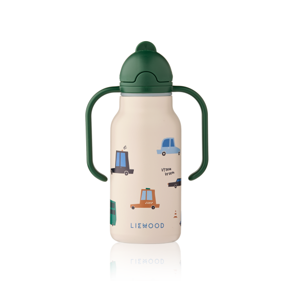 Kimmie Water Bottle 250 ml, Cars / Sandy - Liewood