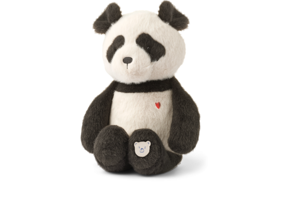 Berto Panda Teddy, Sandy / Dark grey - Liewood