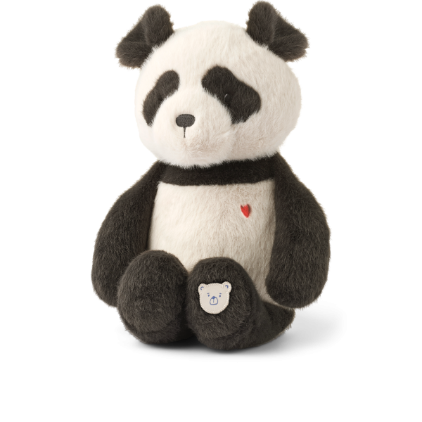Berto Panda Teddy, Sandy / Dark grey - Liewood