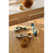 Liva silicone spoon 4-pack, Safari/blue multi mix - Liewood
