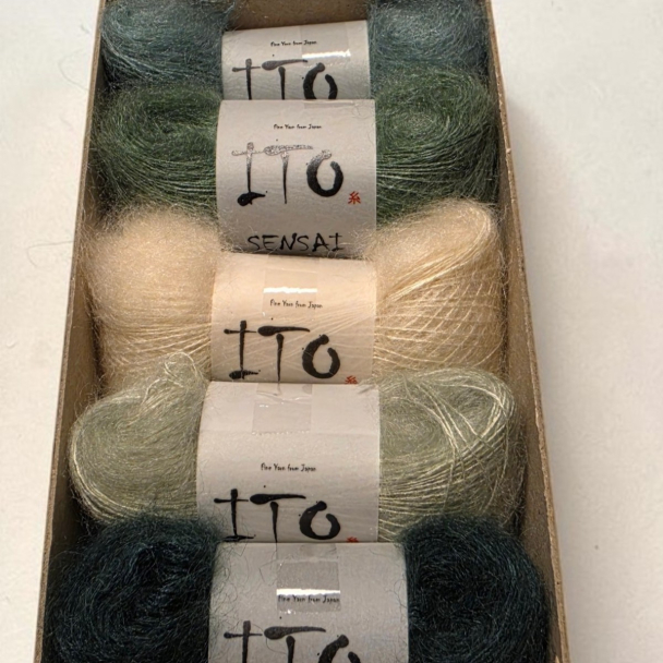 Ito Sensai - Osaka Scarf - Forrest Rain