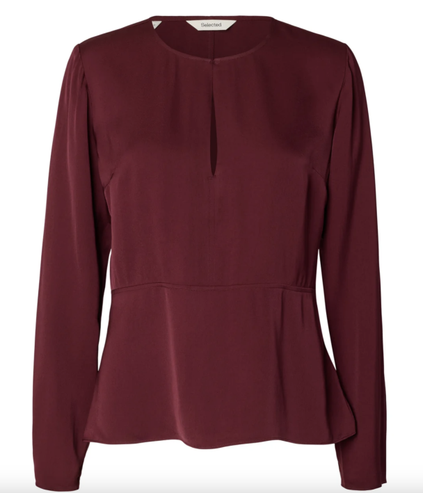 Laurina Top - Tawny Port 
