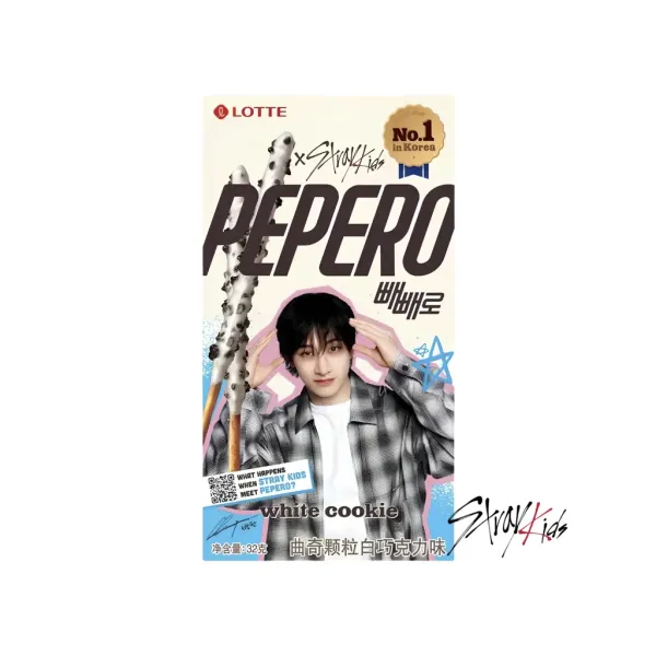 PEPERO STRAY KIDS WHITE COOKIE 32g – KOR