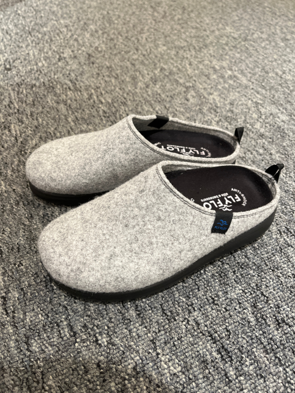 Flyflot Tøfler Ask Ull Grå - Image 2