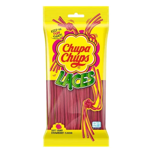 CHUPA CHUPS STRAWBERRY LACES 90g
