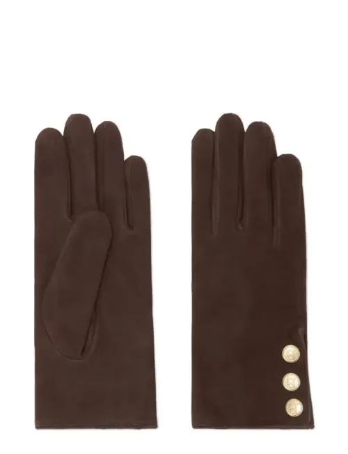 Cara Leather Gloves Espresso fra Busnel