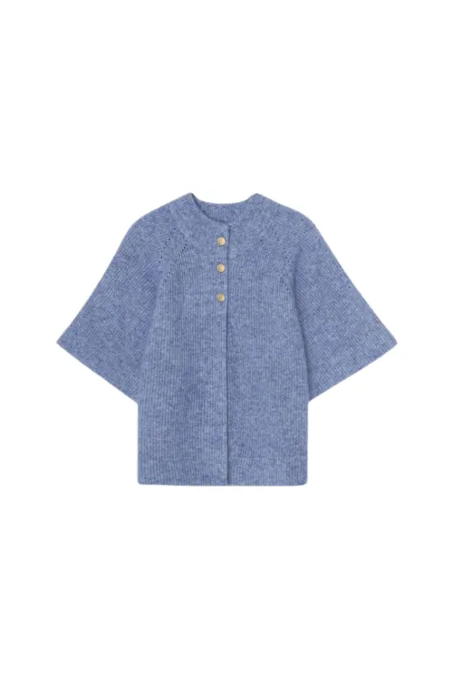 Vilanie Sky Blue Cardigan fra Busnel