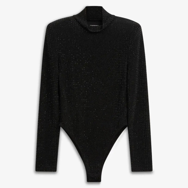 IBEN LUXE SEQUIN BODY - Black