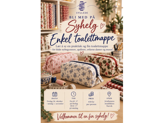P&aring;melding til Syhelg 30 ot - 1 Nov
