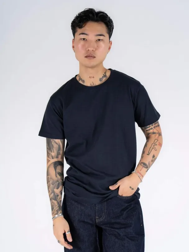 Jaden SS Marcus t-shirt, navy - Image 1